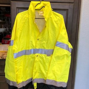 Occulux reflective raincoat